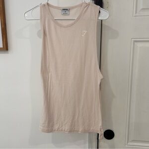 Gymshark Women's Light Pink Muscle Tee